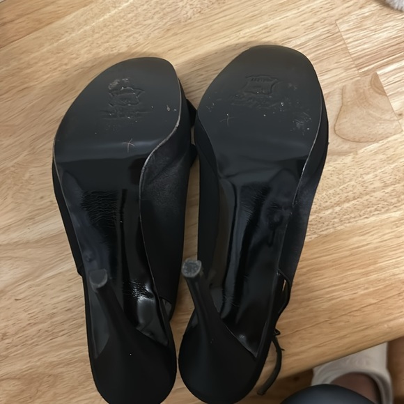 Stuart Weitzman black heels with bows - Picture 6 of 6